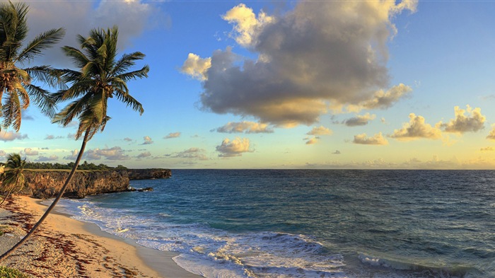 Красивый пляж закат, Windows 8 панорамные картинки на рабочий стол #6