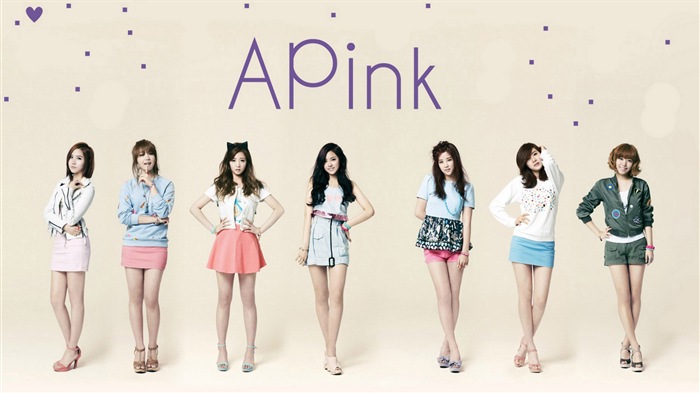 Корейская музыка группы девушки, розовый обои HD #2