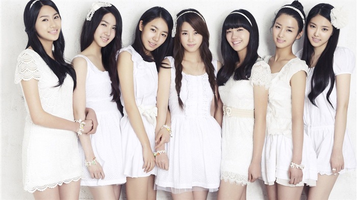 Корейская музыка группы девушки, розовый обои HD #5