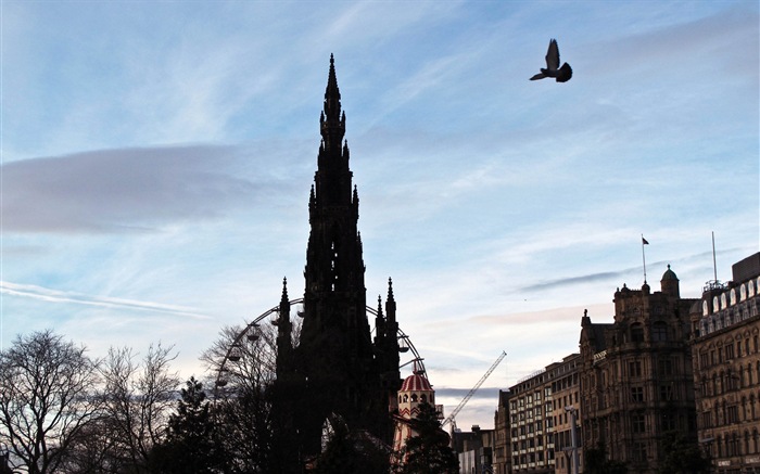 Krásné město Edinburgh, Skotsko HD Tapety na plochu #4