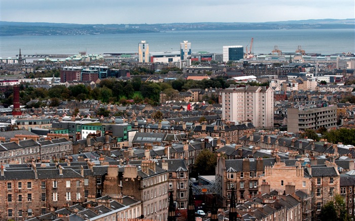Красивый город Эдинбург, Шотландия Обои #10
