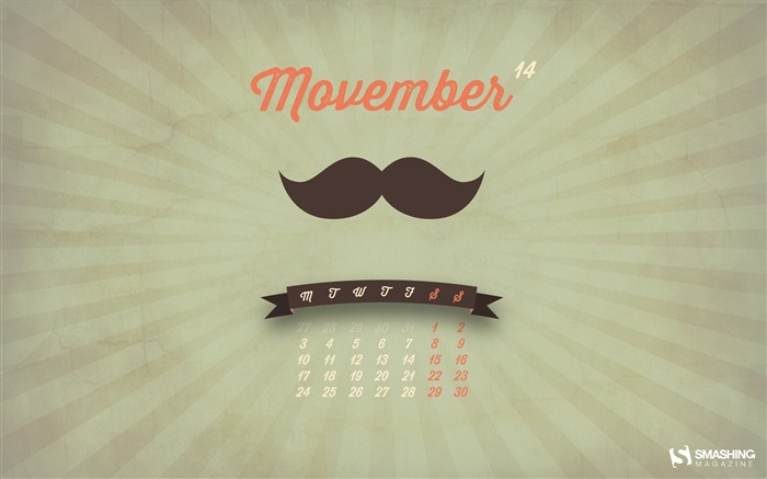 Ноябрь 2014 Календарь обои (2) #12