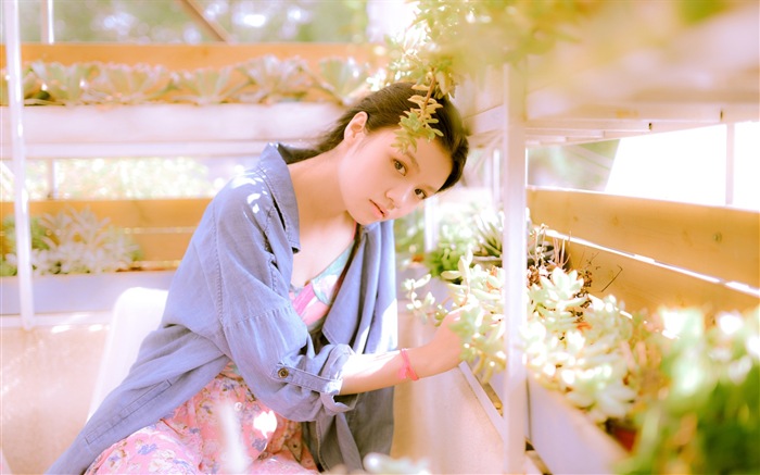 Adolescent fille japonaise Fond d'écran HD #1