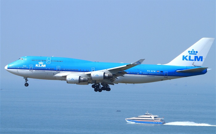 Boeing 747 avions de ligne fonds d'écran HD #4