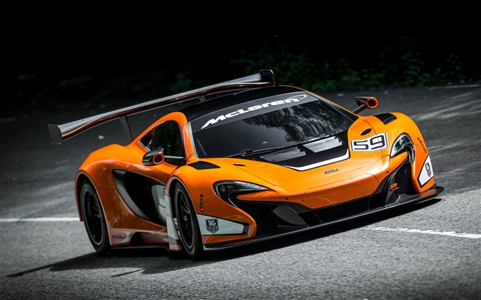 2015 суперкар HD обои McLaren 650S GT3 #1