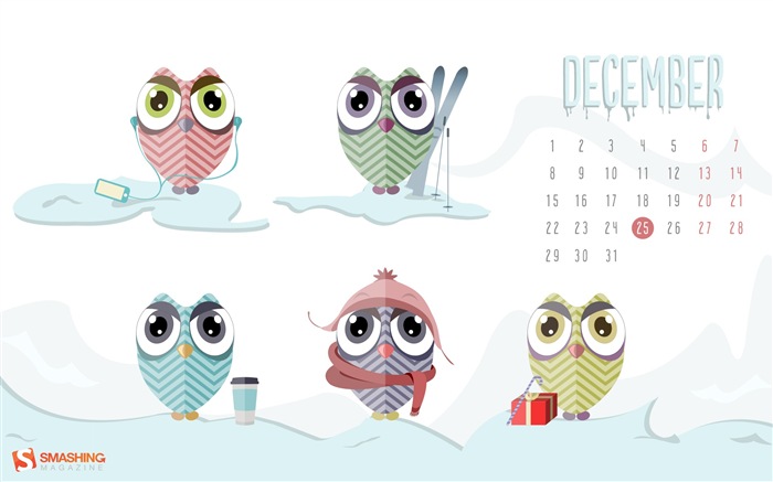 Декабрь 2014 Календарь обои (2) #4
