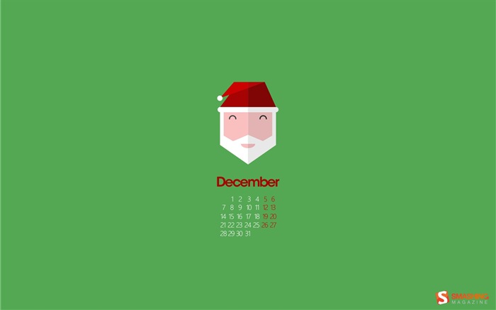 December 2014 Calendar wallpaper (2) #6