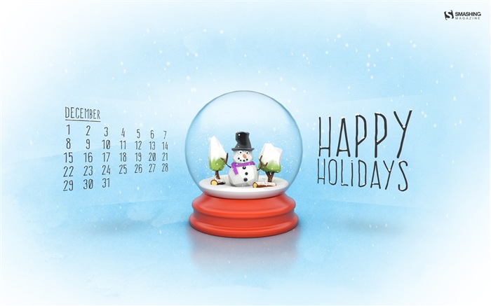 Декабрь 2014 Календарь обои (2) #13