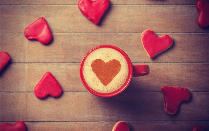 The theme of love, creative heart-shaped HD wallpapers #1