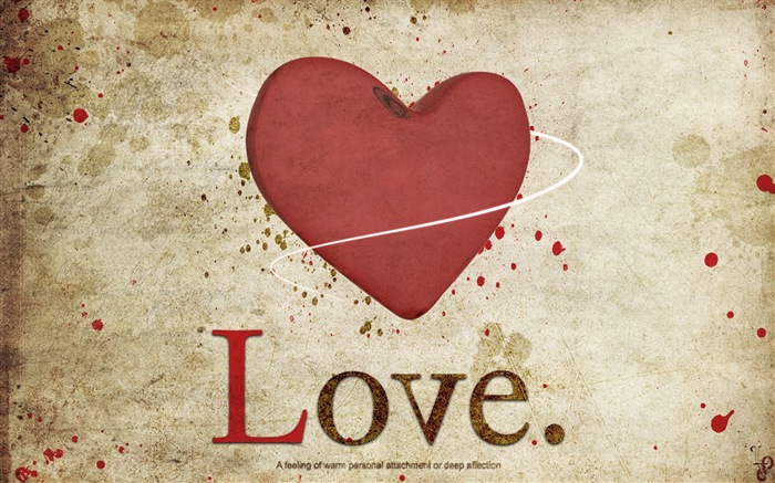 Тема любви, творческих HD обои форме сердца #16