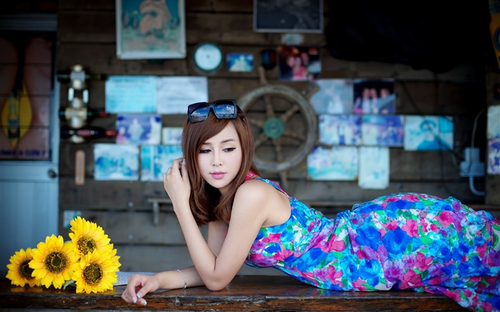 Pure seductive Oriental girls HD wallpapers #15