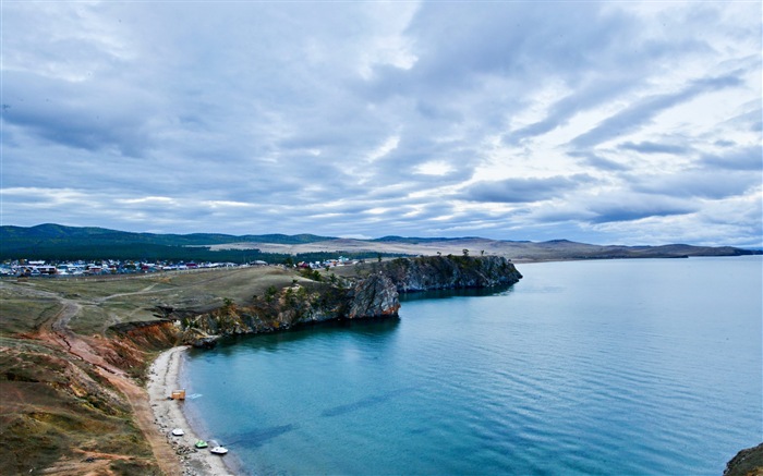 Озеро Байкал в России, декорации HD обои #18
