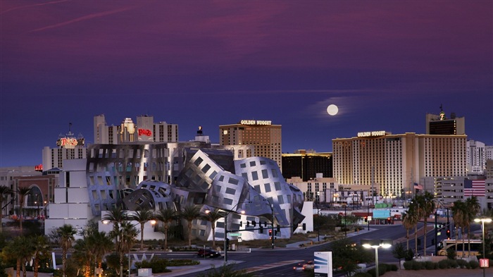 Hermosa noche en fondos de pantalla de alta definición de Las Vegas #10