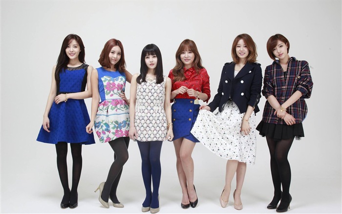 T-ARA музыкальная группа, корейские девушки HD обои #5