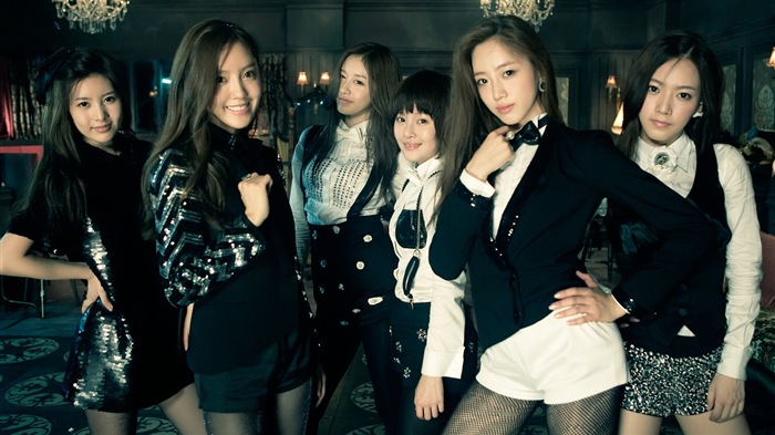 T-ARA музыкальная группа, корейские девушки HD обои #22