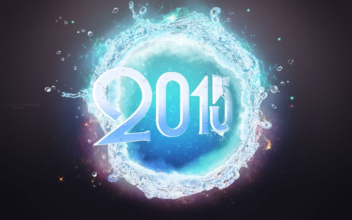 2015 año nuevo fondos de pantalla HD tema (2) #3