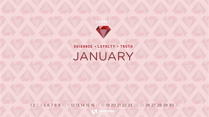 Январь 2015 календарный обои (2) #8