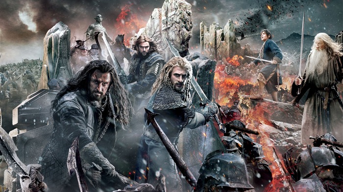 Le Hobbit: La bataille des cinq armées, fonds d'écran vidéo HD #1