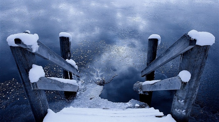 겨울 눈 아름다운 풍경의 HD 월페이퍼 #8