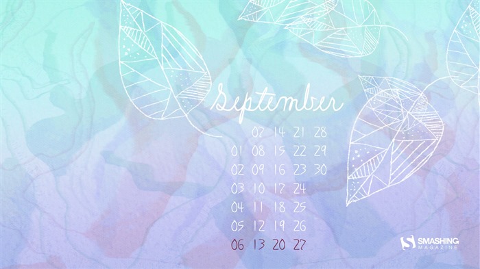 Září 2015 kalendář tapety (2) #8