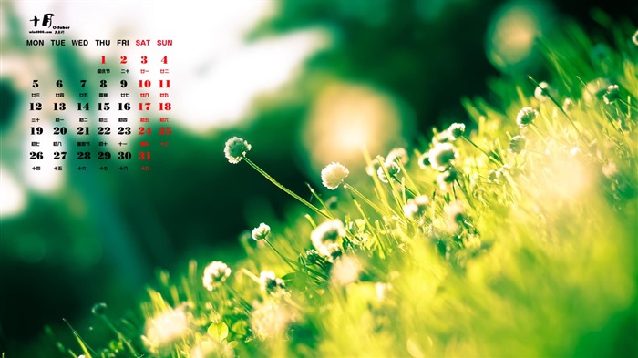 Října 2015 kalendář tapety (1) #20