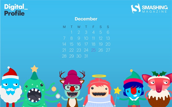 Декабрь 2015 Календарь обои (1) #18