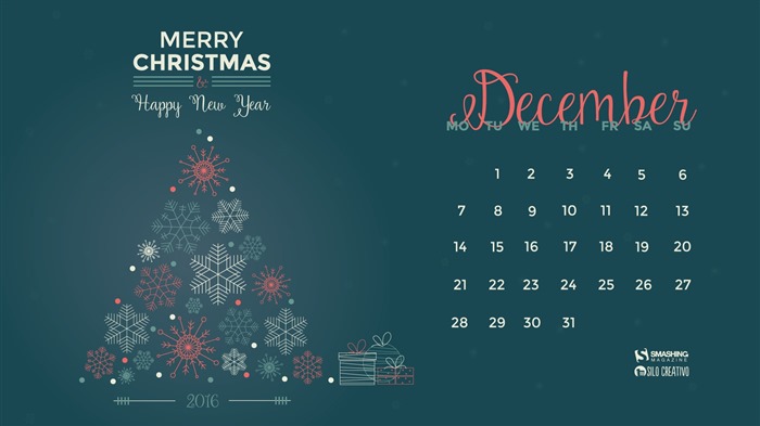 December 2015 Calendar wallpaper (2) #3
