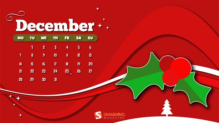 Декабрь 2015 Календарь обои (2) #5
