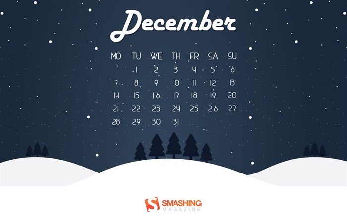 Dezember 2015 Kalender Wallpaper (2) #7
