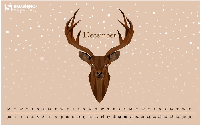 Декабрь 2015 Календарь обои (2) #13