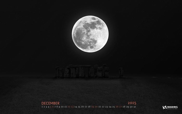 Декабрь 2015 Календарь обои (2) #19