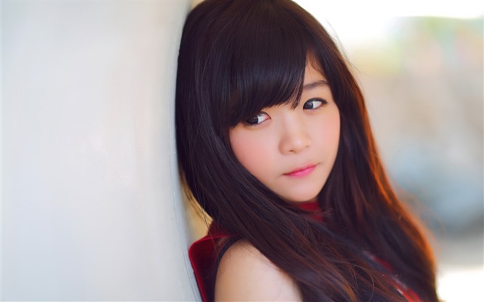 순수하고 사랑스러운 젊은 아시아 여자의 HD 월페이퍼 컬렉션 (1) #19