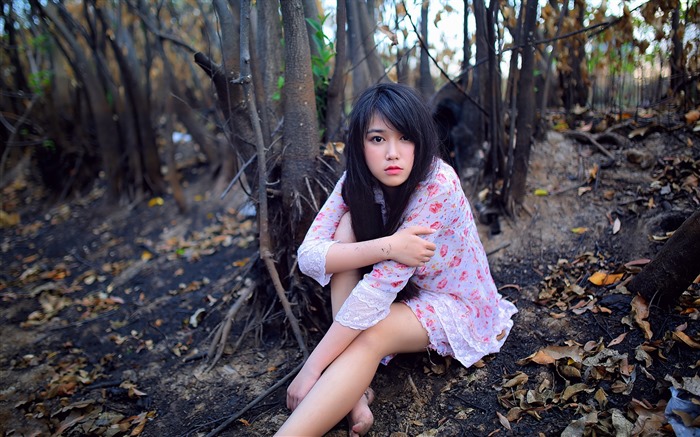 純粋で美しい若いアジアの女の子HDの壁紙コレクション (1) #24