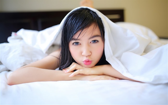 清纯可爱年轻的亚洲女孩 高清壁纸合集(二)10
