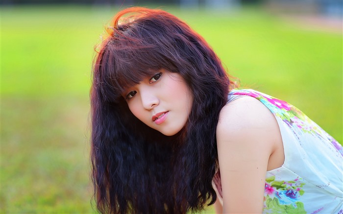 Pure and lovely young Asian girl HD wallpapers collection (3) #1