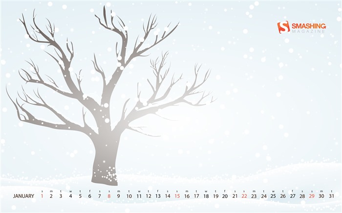 Januar 2017 Kalender Hintergrund (2) #16