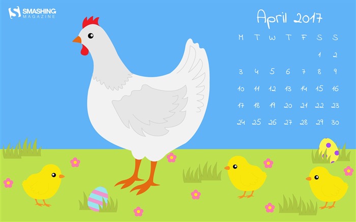 April 2017 Kalender Tapete (2) #1