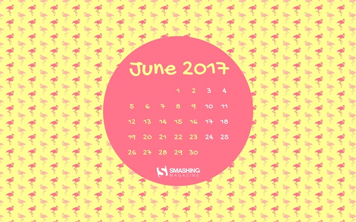 Červen 2017 kalendář tapety #2