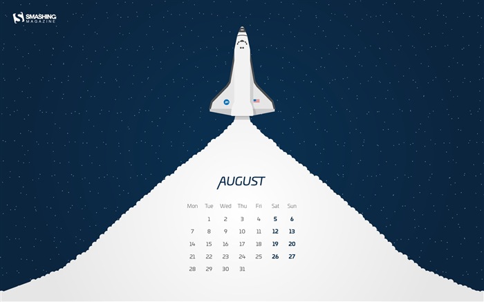 Fond d'écran du calendrier d'août 2017 #13