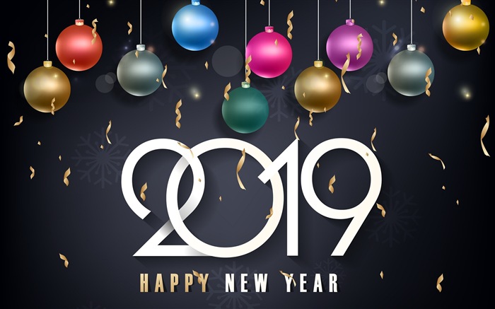 Šťastný nový rok 2019 HD tapety #9