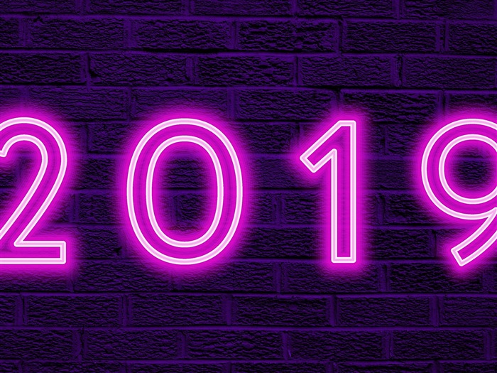 Bonne année 2019 HD fonds d'écran #16
