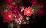 3D rêve abstrait fond d'écran de fleurs #20