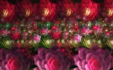 3D梦幻抽象花朵壁纸23