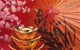 China Wind festive red wallpaper #23
