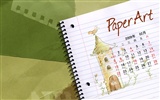 PaperArt 09 años en el fondo de pantalla de calendario febrero #30