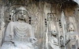 Luoyang, grottes de Longmen Fond d'écran #12
