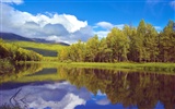 Красивый природный ландшафт в Сибири #9