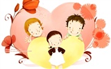 Mother's Day theme of South Korean illustrator wallpaper #4