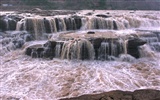 Neustále proudící Žlutá řeka - Hukou Waterfall cestovních poznámek (Minghu Metasequoia práce) #5