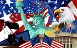 U. S. Independence Day Thema Tapete #14